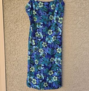 blue jeans and brown dress shoes 90's City Triangles Blue Sparkly Dress - Tagged Small main image 0